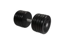 Гантель неразборная, классик, с невращ. хром. ручкой, 52 кг MB Barbell MB-FdbEM-BN52