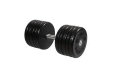 Гантель неразборная, классик, с невращ. хром. ручкой, 53 кг MB Barbell MB-FdbEM-BN53