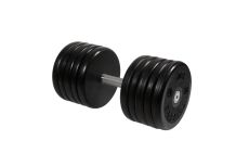 Гантель неразборная, классик, с невращ. хром. ручкой, 54 кг MB Barbell MB-FdbEM-BN54