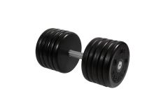 Гантель неразборная, классик, с невращ. хром. ручкой, 54 кг MB Barbell MB-FdbEM-BN54