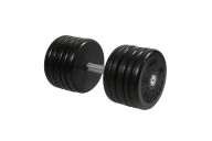 Гантель неразборная, классик, с невращ. хром. ручкой, 55 кг MB Barbell MB-FdbEM-BN55