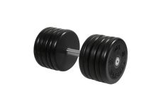 Гантель неразборная, классик, с невращ. хром. ручкой, 55 кг MB Barbell MB-FdbEM-BN55