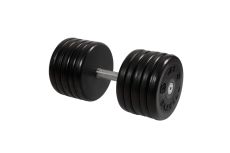 Гантель неразборная, классик, с невращ. хром. ручкой, 56 кг MB Barbell MB-FdbEM-BN56