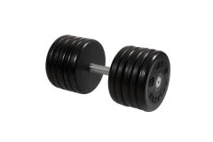 Гантель неразборная, классик, с невращ. хром. ручкой, 56 кг MB Barbell MB-FdbEM-BN56