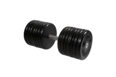 Гантель неразборная, классик, с невращ. хром. ручкой, 58 кг MB Barbell MB-FdbEM-BN58