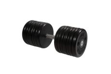 Гантель неразборная, классик, с невращ. хром. ручкой, 60 кг MB Barbell MB-FdbEM-BN60