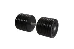 Гантель неразборная, классик, с невращ. хром. ручкой, 60 кг MB Barbell MB-FdbEM-BN60
