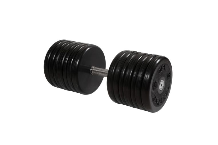Гантель неразборная, классик, с невращ. хром. ручкой, 60 кг MB Barbell MB-FdbEM-BN60 