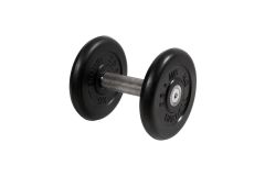 Гантель неразборная, с невращ. хром. ручкой, 6 кг MB Barbell MB-FdbM-BN6
