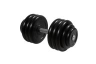 Гантель неразборная, с невращ. хром. ручкой, 38,5 кг MB Barbell MB-FdbM-BN38,5