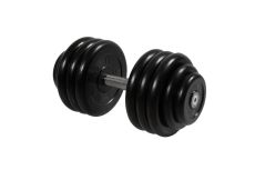 Гантель неразборная, с невращ. хром. ручкой, 38,5 кг MB Barbell MB-FdbM-BN38,5