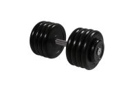 Гантель неразборная, с невращ. хром. ручкой, 43,5 кг MB Barbell MB-FdbM-BN43,5