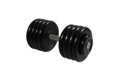 Гантель неразборная, с невращ. хром. ручкой, 43,5 кг MB Barbell MB-FdbM-BN43,5