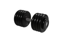 Гантель неразборная, с невращ. хром. ручкой, 43,5 кг MB Barbell MB-FdbM-BN43,5