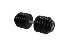Гантель неразборная, с невращ. хром. ручкой, 58,5 кг MB Barbell MB-FdbM-BN58,5