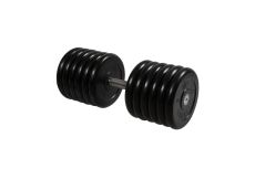 Гантель неразборная, с невращ. хром. ручкой, 61 кг MB Barbell MB-FdbM-BN61