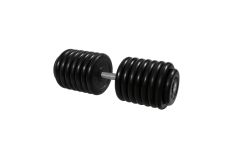 Гантель неразборная, с невращ. хром. ручкой, 76 кг MB Barbell MB-FdbM-BN76