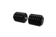 Гантель неразборная, с невращ. хром. ручкой, 76 кг MB Barbell MB-FdbM-BN76