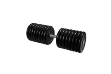 Гантель неразборная, с невращ. хром. ручкой, 81 кг MB Barbell MB-FdbM-BN81
