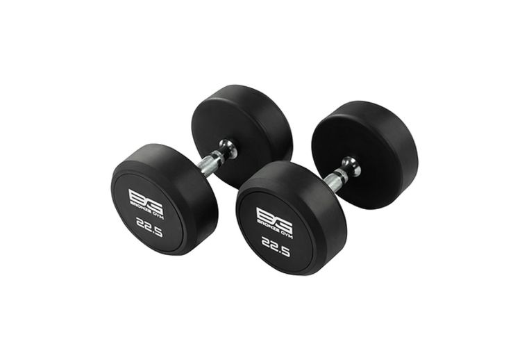 Гантель обрезиненная 22,5 кг Bronze Gym BG-PA-DB-R225 
