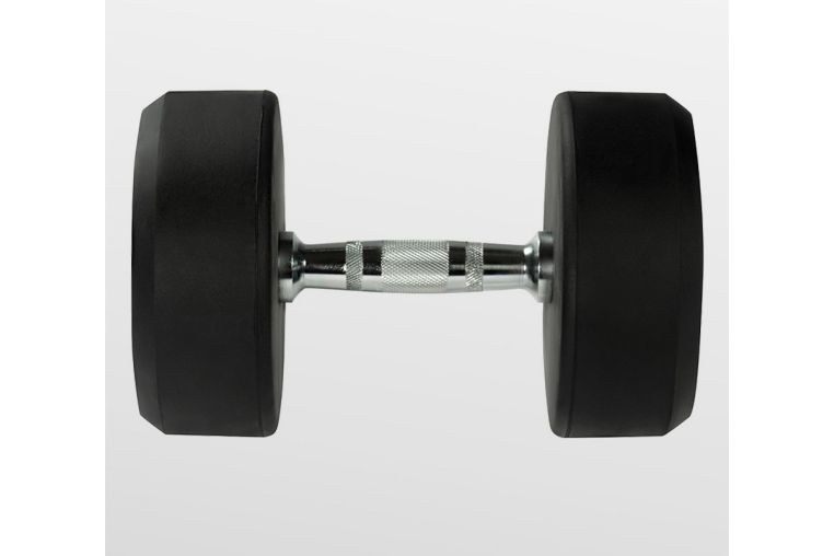 Гантель обрезиненная 22,5 кг Bronze Gym BG-PA-DB-R225 фото 1