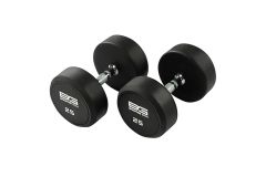 Гантель обрезиненная 25 кг Bronze Gym BG-PA-DB-R250