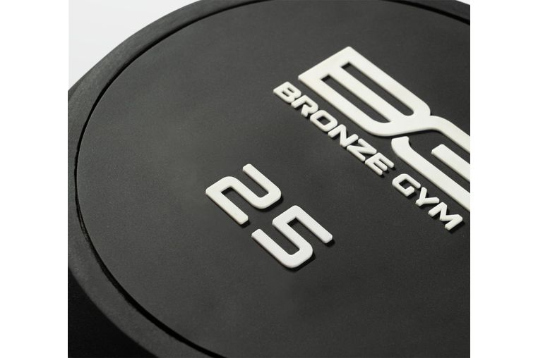 Гантель обрезиненная 25 кг Bronze Gym BG-PA-DB-R250 фото 4