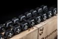 Гантель обрезиненная YouSteel HEX DB 30 кг фото 1