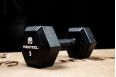 Гантель обрезиненная YouSteel HEX DB 30 кг фото 7