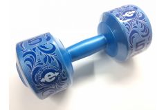 Гантель (корпус пластик 5 кг Euro Classic синий