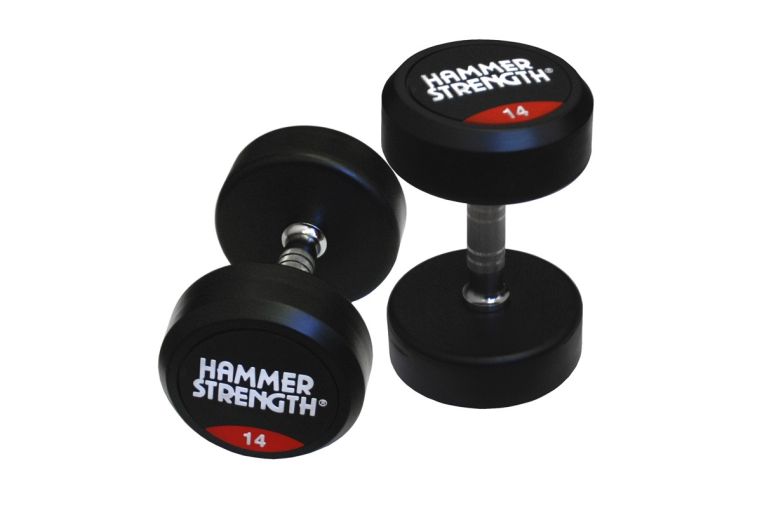 Гантель круглая, обрезиненная, номинал веса - 36 кг Hammer DB145А 