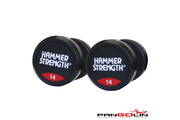 Гантель круглая, обрезиненная, номинал веса - 36 кг Hammer DB145А фото 1