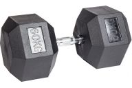 Гантель гексагональная обрезиненная ZSO 60 кг