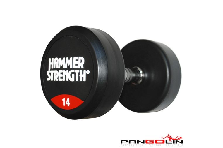 Гантель круглая, обрезиненная, номинал веса - 24 кг Hammer DB145А фото 2