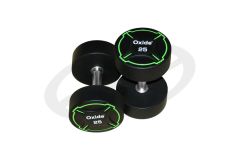 Гантель круглая Oxide Fitness ODB01 полиуретановая, 27,5кг