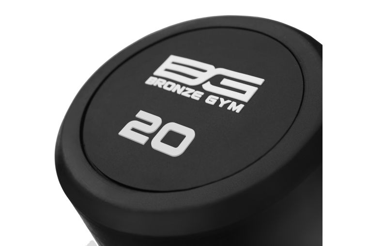 Штанга обрезиненная прямая 20 кг Bronze Gym BG-PA-BB-S20 фото 3