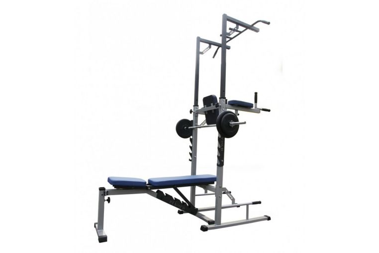 Турник-пресс-брусья напольные с гребенкой для штанги MironFit (Рекорд) RK-016 фото 6