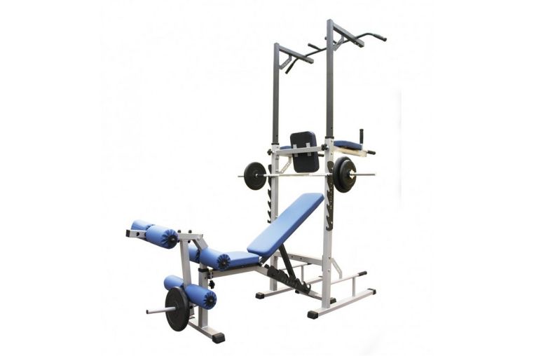 Турник-пресс-брусья напольные с гребенкой для штанги MironFit (Рекорд) RK-016 фото 8