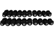 Гантельный ряд ZSO 27,5 кг - 50 кг (10 пар), шаг 2,5 кг