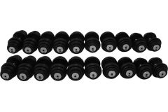 Гантельный ряд ZSO 27,5 кг - 50 кг (10 пар), шаг 2,5 кг