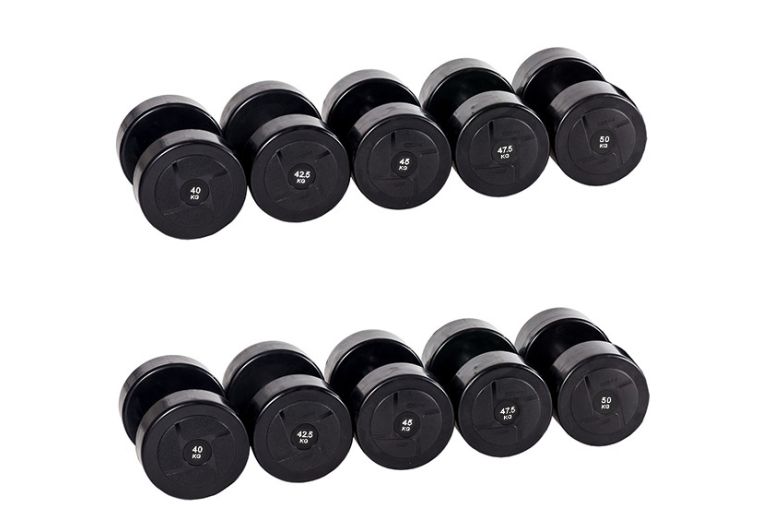 Гантельный ряд ZSO Profi-Fit power 40 кг - 50 кг (5 пар), шаг 2,5 кг 