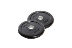 Диск обрезиненный Core 1,25 кг Star Fit d26 мм, стальная втулка BB-202 черный, 2 шт
