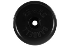 Диск олимпийский d51мм евро-классик MB Barbell MB-PltBE-2,5 2,5 кг черный