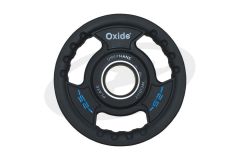 Диск олимпийский Oxide Fitness OWP02 D50мм полиуретановый, с 3-мя хватами, черный 2,5кг.