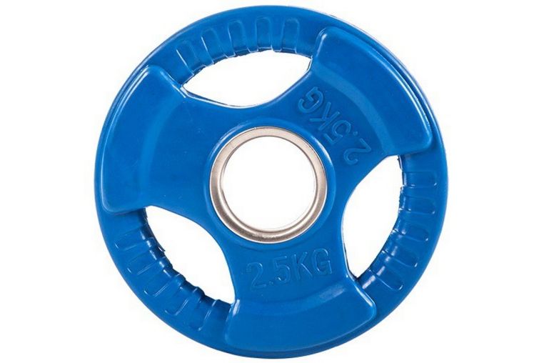 Диск обрезиненный ZSO цветной 3 Handle D-51 2,5кг 