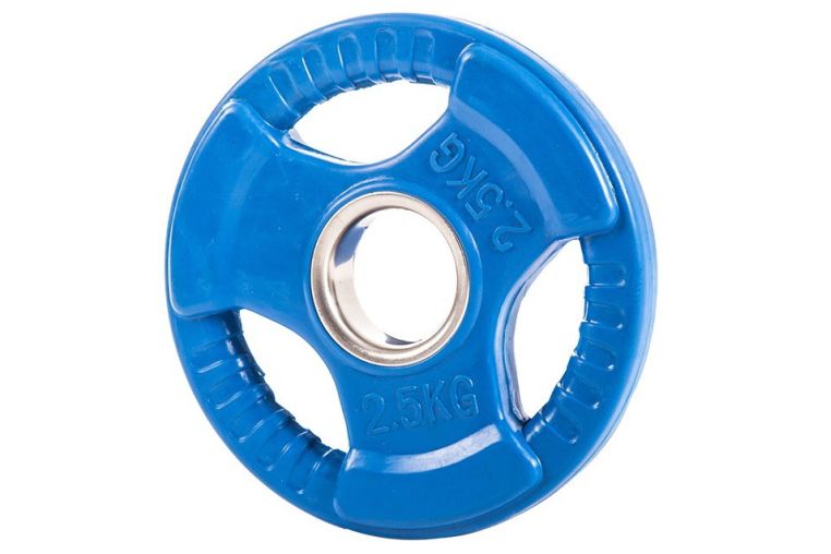 Диск обрезиненный ZSO цветной 3 Handle D-51 2,5кг фото 1