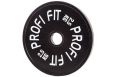 Диск для штанги Profi-Fit каучуковый, черный, d-51 2,5кг фото 3