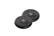 Диск обрезиненный Core 2,5 кг Star Fit d26 мм, стальная втулка BB-202 черный, 2 шт