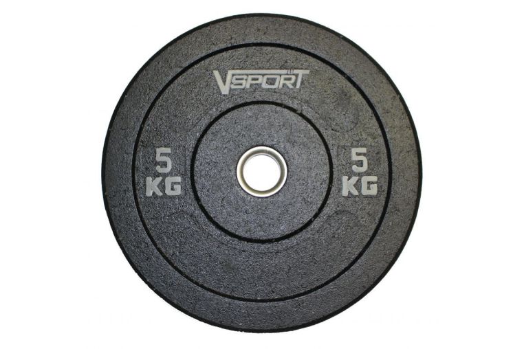 Диск бамперный V-Sport черный 5 кг FTX-1037-5 