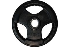 Диск обрезиненный ZSO черный 3 Handle D-51мм 10кг